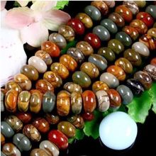 (Min Order1) Abacus 5*8MM Multi-color Picasso Stone Loose Beads DIY Fashion Jewelry Making Natural Stone Women Girl Gifts 15INCH 2024 - buy cheap