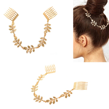 Hair Chain Sexy Leaves Comb Wedding Headband Hair Accessories Jewelry For Women Headwear 2024 - buy cheap