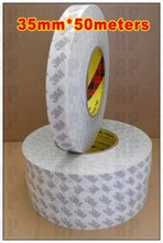 1 Roll 35mm*50M 3M 9080 Translucent Two Sides Adhesive Glue Tape for Mini Pad, Tablet, Cellphone Screen, LCD Surface Bond 2024 - buy cheap