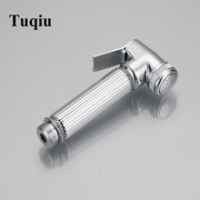 Toilet Bidet Faucet square black Single Cold Bathroom Toilet Shower Blow-fed Spray Gun Nozzle Bidet Faucet Bathroom Hardware 2024 - buy cheap