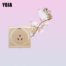 YOJA Switch Sticker Cute Bird Singing Plum Flower PVC Room Decorative Fashion Style Wall Decal 15SS0029 2024 - buy cheap