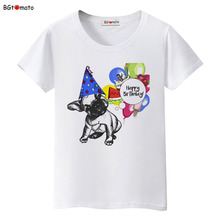 bgtomato LOL dog saying hello cute T shirt women originality fashion lovely animal shirt Brand good quality  tops shirts 2024 - buy cheap