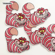 1 PCS Funny Cat Patch Embroidered Patches For Clothing Iron on Patches On Clothes Badges Applique Stripes 2024 - buy cheap