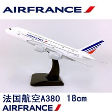 18CM 1:400 Airplane Airbus A380 AIRFRANCE Aircraft Plane Alloy Static Solide Model with Base Collectible Display Toy Collection 2024 - buy cheap