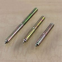 M4 M5 M6 20-80mm Long Double-headed catechail furniture screw sliding door wood self tapping sofa bolts Furniture Fastener Bolt 2024 - buy cheap