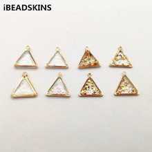 New arrival! 18x17mm 50pcs triangle-shape Charm for Hand made Earring parts,Jewelry Accessories,Findings&Components 2024 - buy cheap
