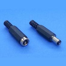 Free shipping 10 set (20pcs ) 2.1x5.5mm DC Power Female Plug Jack + Male Plug Jack Connector Socket Adapter 2024 - buy cheap