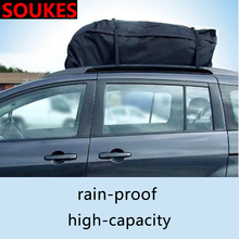 Car Roof Bag Rack Cargo Luggage Storage Waterproof For Mercedes Benz W211 W203 W204 W210 W205 W212 W220 AMG Jaguar XE XF XJ 2024 - buy cheap