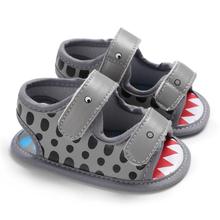 Summer Baby Boys Breathable Anti-Slip Casual Cartoon Shoes Sandals Toddler Soft Soled 0-18M 2024 - buy cheap