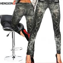 Imitation Jeans Leggins for Women Pants with Imitation Pocket Body Imitation Cowboy Slim Leggings Women Fitness Leggings 2024 - buy cheap