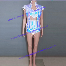 Women future show stage costume laser dance Bar nightclub female singer dj dance team lead dance modern gogo clothing 2024 - buy cheap