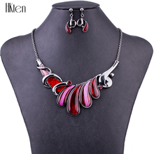 MS1504579 Fashion Jewelry Sets Hight Quality 4 Colors Necklace Sets For Women Jewelry Crystal Resin Unique Dropshap Design Gifts 2024 - buy cheap