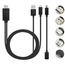 5 Pin 11Pin Cable MHL Micro USB HDMI 1080P HD TV Cable Adapter  for Android Devices TV PC Laptop For Galaxy Sony 2024 - buy cheap
