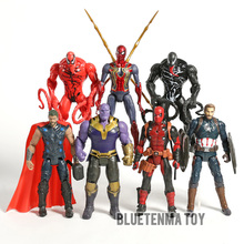 Figuras de acción de PVC de Marvel, Deadpool, Venom, Carnage, Iron Spider, Thanos, Thor, Capitán América 2024 - compra barato