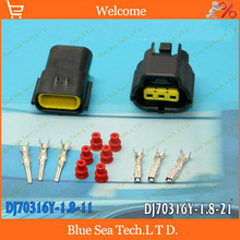Sample,2 sets 3Pin 1.8mm male and female Auto connector plug,1.8mm Car waterproof electrical connector For car,motorcycle etc. 2024 - buy cheap