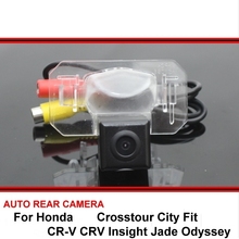 Cámara de Vista trasera de estacionamiento para coche Honda, cámara de visión nocturna HD CCD para Honda ciudad Crosstour Fit CR-V CRV Insight Jade Odyssey 2024 - compra barato