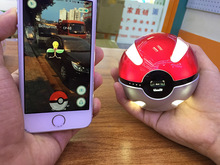 Newest hot Quick phone Charge Pokemon Go Red Ball Power Bank 10000mA Charger With LED Light Mobile game Cosplay Pokemon 2024 - buy cheap
