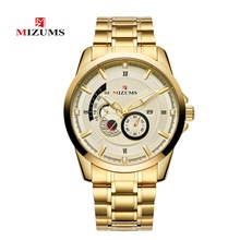 Mens Watches Top Brand Luxury Waterproof Automatic Date Quartz Watch Men Fashion Stainless Steel Sport Wrist Watch Man Clock 2024 - buy cheap