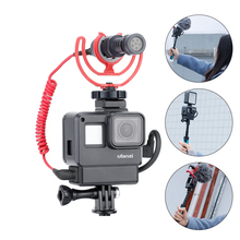 ULANZI V2 Vlog Gopro Case Accessories for GoPro Hero 7 6 5 Plastic Housing with Extend Microphone Port Cold Shoe Mount Vlogging 2024 - buy cheap