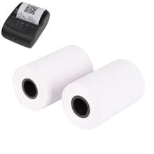 1pc 57*40 rolo de papel térmico do recibo para a posição móvel 58mm impressora térmica lote impressão papel de impressão da etiqueta de papel 2024 - compre barato