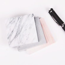 1PC(75 sheets)The Color of Marble Notepad Self Adhesive Memo Pad Sticky Notes  Bookmark School Office Supply 2024 - buy cheap