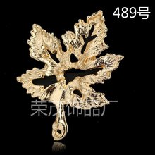 50 Uds 22*27MM oro/plata aleación de Zinc de Color Arce colgantes de hojas Diy joyería hallazgos accesorios de joyería al por mayor 2024 - compra barato