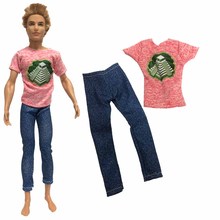 NK Fashion Prince Ken Casual Wear Doll Handmade Jacket Pants Outfits Trousers Clothes For Ken Dolls Accessories  Baby Toys 020C 2024 - buy cheap