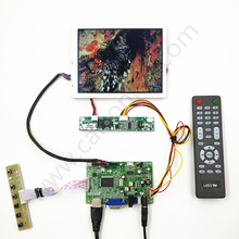 Placa de controlador lcd suporte vga + áudio + 6.5 polegada painel lcd com 1024*768,650 cd cabo lvds teclado osd com cabo 2024 - compre barato