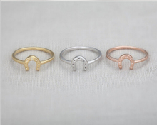 New Arrival Fashion  Unique Horseshoe Finger Rings  Color High Quality For Women 2024 - buy cheap