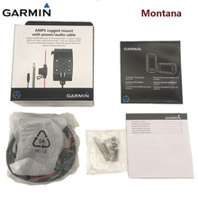 Garmin Montana-Soporte Original para máquina pesada de motocicleta, interfaz de audio con cable de alimentación, 600, 650, 650t 2024 - compra barato