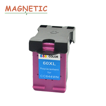 Магнитный совместимый цветной чернильный картридж для HP 60 для HP Deskjet F2480 F2420 F4480 F4580 F4583 D2660 D2530 F4280 PhotoSmart C4683 2024 - купить недорого