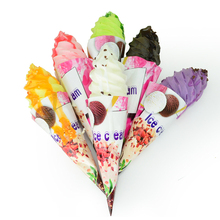Cono de helado de simulación, fruta falsa, modelo de helado crujiente, accesorios de fotografía, exhibición en bar, 050 2024 - compra barato