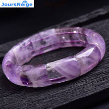Wholesale Lavender Purple Natural Crystal Bracelets Hand String Lucky for Women Girl Gift Single lap Hand Row Crystal Jewelry 2024 - buy cheap