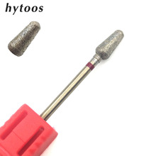 HYTOOS Round Top Diamond Nail Drill Bit 3/32" Rotary Burr Manicure Cutters Electric Drill Accessories Nail Mills Tools-LD0510D 2024 - buy cheap