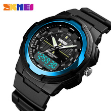 SKMEI-reloj deportivo para hombre, pulsera electrónica Digital de cuarzo, resistente al agua, estilo militar 2024 - compra barato