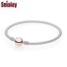 SEIALOY High Quality Steel Wire Weaving Brands Bracelets & Bangles For Women Fit Original  Beads Charm Bracelet Jewelry Gifts 2024 - buy cheap