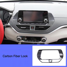 For Nissan TEANA/Altima 2019 1PC ABS Car Interior Navigation Control Panel Air Conditioner Outlet Decorative Frame Cover Trim 2024 - buy cheap