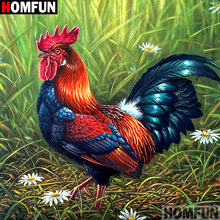 HOMFUN Full Square/Round Drill 5D DIY Diamond Painting "Animal chicken" 3D Diamond Embroidery Cross Stitch Home Decor A18891 2024 - buy cheap