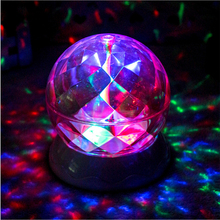 Colorful Rotary Star Projection Night light Romantic Crystal Ball Lamp For Valentine's Day Gift Kids Baby Sleep Room Decoration 2024 - buy cheap