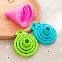 Collapsible Style Kitchen Funnel Mini Silicone Funnel Hopper Practical Oil Liquid Kitchen Accessories Gadgets Cooking Tools 2024 - buy cheap