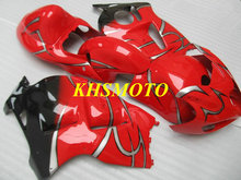 Крышка бака + обтекатель комплект для SUZUKI Hayabusa GSXR1300 96 99 00 07 GSXR 1300 1996 2007 ABS Горячий красный черный Обтекатели набор + 7 подарков SD15 2024 - купить недорого