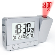 Projection Alarm Clock Digital Date Snooze Function Backlight Rotatable Wake Up Projector Multifunctional Led Clock 2024 - buy cheap