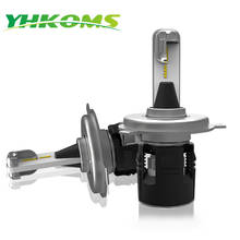 YHKOMS H4 H7 H1 H3 9005 HB3 9006 HB4 H8 H9 H11 LED Bulb  Hi-Lo Beam Headlight Car Auto Fog Light CSP Chip 48W 7200LM Headlamp 2024 - buy cheap