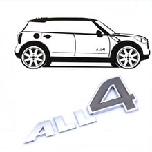 Zonic Alloy MINI Cooper Clubman Countryman Paceman Coupe Roadster ALL 4 car sticker 2024 - buy cheap