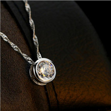 Женское Ожерелье-чокер LUKENI, колье из стерлингового серебра 925 пробы с кристаллами для девушек 2024 - купить недорого