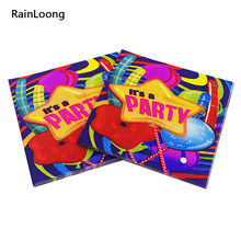 [Rainloong] guardanapo de festa, papel de aniversário e eventos, papel de decoração decoupage, 33cm * 33cm, 1 pacote (20 tamanhos) 2024 - compre barato