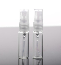 2 pçs/lote mini garrafa de spray portátil vazio perfume garrafas de vidro 5ml recarregável perfume atomizador acessórios viagem 2024 - compre barato