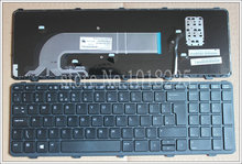 Teclado para laptop hp probook 450 go 450 g1 455 g1 450-g1 470 g1, 470 g2 450 g2, reino unido, com moldura 2024 - compre barato