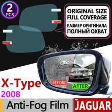 2Pcs for Jaguar X-Type 2008 Full Cover Anti Fog Film Rearview Mirror Rainproof Foils Clear Soft Films Accessories X Type XType 2024 - buy cheap