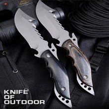 Outdoor Fixed Blade Survival Tactical Knife  High Hardness Multifunctional Hunting Tool Titanium Knife 2024 - buy cheap